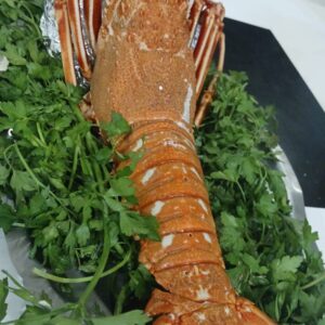 demi langouste cuite maison