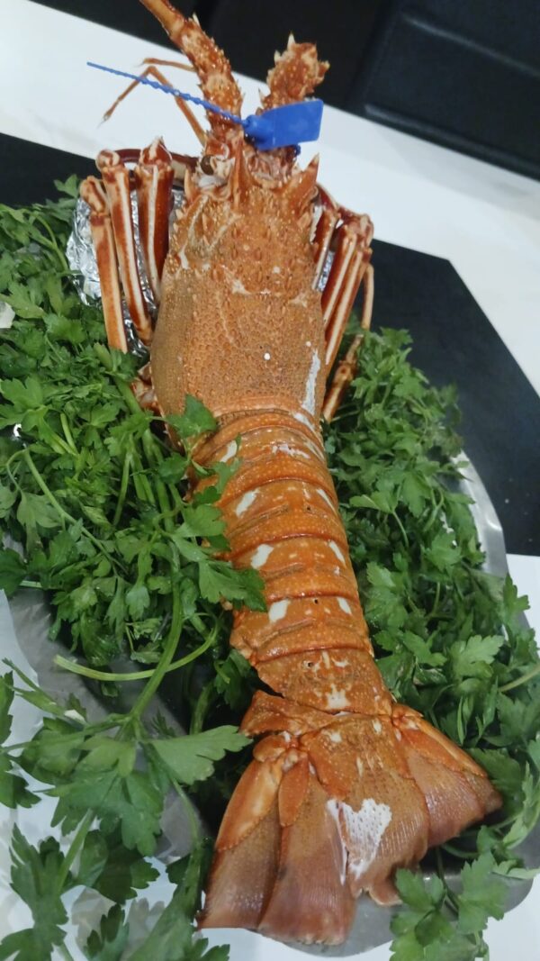 demi langouste cuite maison